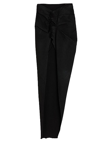 DRKSHDW by RICK OWENS Langer Rock Schwarz 91% Baumwolle, 6% Elastomultiester, 3% Gummi