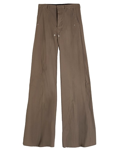 RICK OWENS Casual trouser Taupe 97% Cotton, 3% Elastane, Buffalo Horn