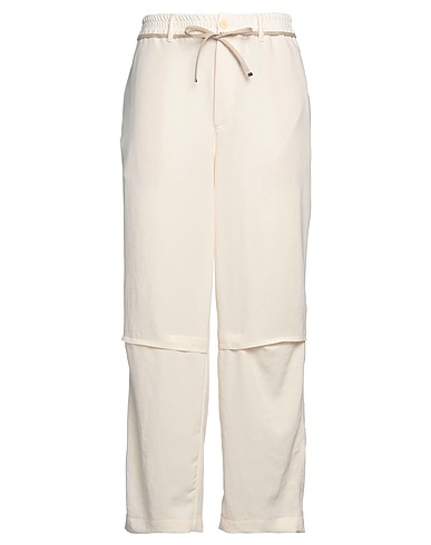 EMPORIO ARMANI Casual pants Cream 100% Polyester