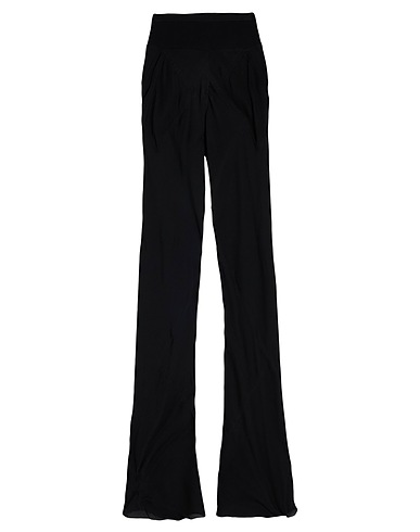 RICK OWENS Pantalone Nero 64% Acetato, 36% Seta, Cotone, Poliammide