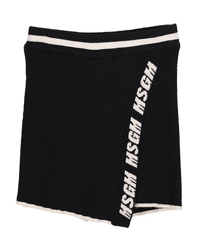 MSGM Shorts & Bermuda Black 51% Viscose, 30% Polyester, 19% Nylon