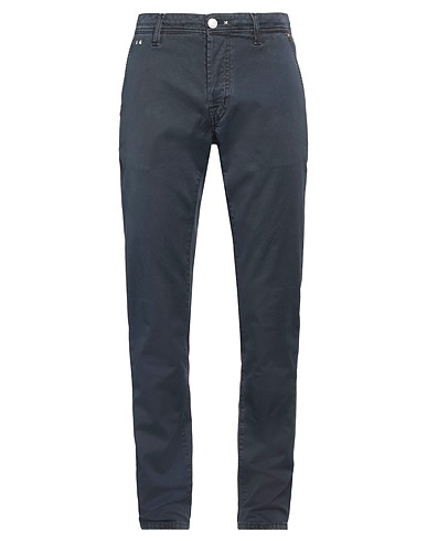 TRAMAROSSA Casual trouser Midnight blue 97% Cotton, 3% Elastane