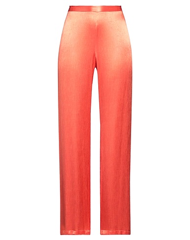 CARACTÈRE Casual pants Coral 63% Viscose, 37% Polyester