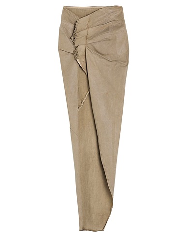 DRKSHDW by RICK OWENS Denim skirt Grey 91% Cotton, 6% Elastomultiester, 3% Rubber