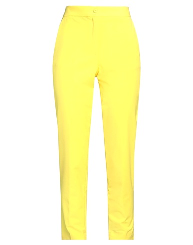 CARACTÈRE Pantalone Giallo 74% Poliestere, 22% Viscosa, 4% Elastan