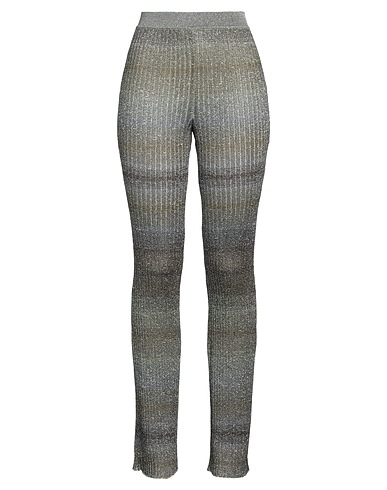 MISSONI Leggings Grey 75% Viscose, 15% Metallic fiber, 10% Polyamide