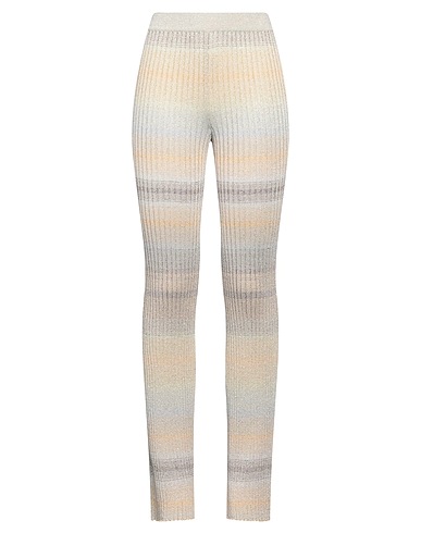 MISSONI Leggings Beige 75% Viscosa, 15% Fibra di metallo, 10% Poliammide