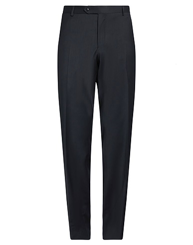 LUIGI BIANCHI Mantova Casual trouser Midnight blue 100% Virgin Wool