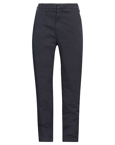 DUNHILL Casual pants Midnight blue 87% Cotton, 11% Linen, 2% Elastane