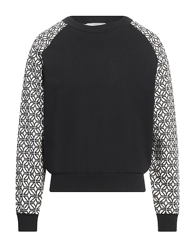 YES ZEE by ESSENZA Sweatshirt Black 80% Cotton, 20% Polyester