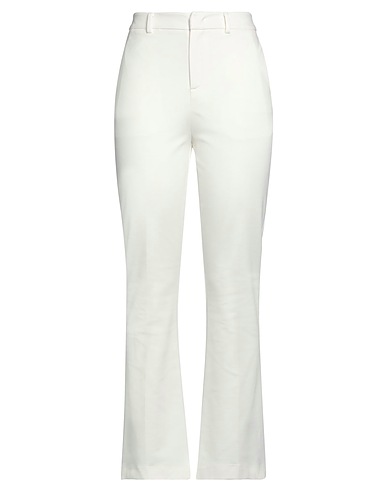 PRINCESSE LODO Casual trouser Ivory 60% Viscose, 35% Polyamide, 5% Elastane