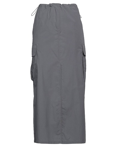 OTTOD'AME Long skirt Lead 100% Cotton