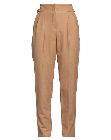 WINDSOR. Casual trouser Camel 97% Virgin Wool, 3% Elastane