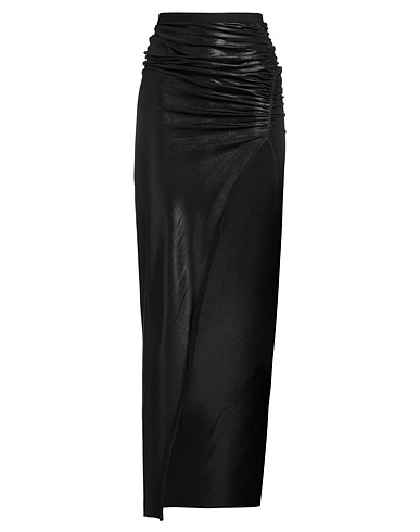 RICK OWENS LILIES Maxi Skirts Black 95% Viscose, 5% Elastane