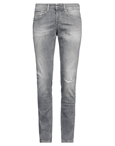 DONDUP Denim pants Grey 97% Organic cotton, 3% Recycled elastane