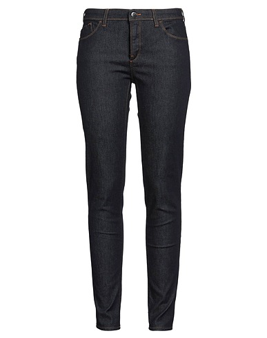 EMPORIO ARMANI Denim trousers Blue 98% Cotton, 2% Elastane