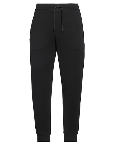 EMPORIO ARMANI Casual pants Black 76% Cotton, 18% Polyester, 6% Elastane