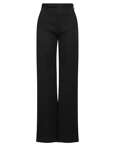 RICK OWENS Casual trouser Black 75% Silk, 25% Virgin Wool