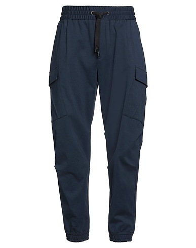 DOLCE&GABBANA Pantalone Blu notte 52% Cotone, 40% Poliammide, 8% Elastan