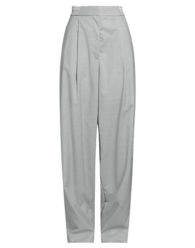 FABIANA FILIPPI Casual trouser Light grey 100% Virgin Wool