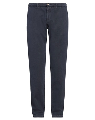 LA MARTINA Casual trouser Navy blue 85% Cotton, 15% Linen