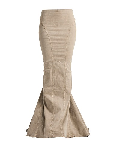 DRKSHDW by RICK OWENS Denim skirt 90% Cotton, 7% Polyester, 3% Rubber