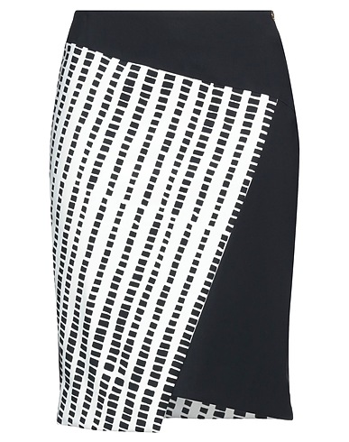 ANGELO MARANI Mini skirt Black 72% Polyamide, 28% Elastane