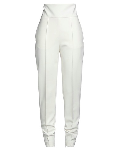 ALEXANDRE VAUTHIER Casual trouser Ivory 92% Polyester, 8% Elastane