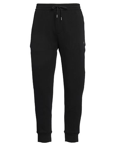 EMPORIO ARMANI Casual trouser Black 76% Cotton, 18% Polyester, 6% Elastane