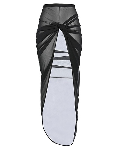 RICK OWENS LILIES Long skirt Black 100% Polyester