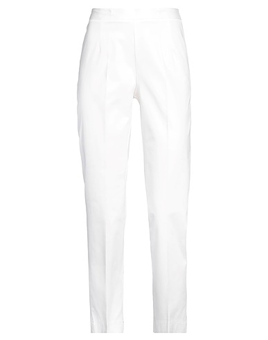 HIRA Pantalone Bianco 97% Cotone, 3% Elastan