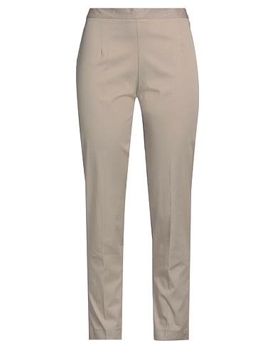 HIRA Casual trouser Taupe 97% Cotton, 3% Elastane
