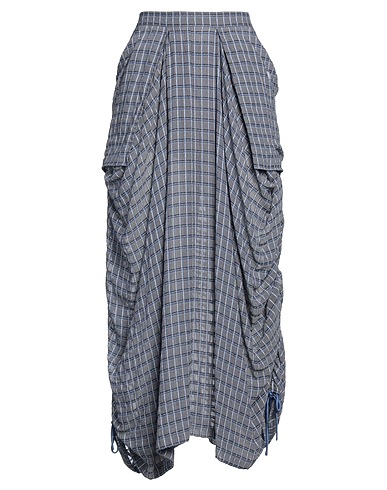 EMPORIO ARMANI Maxi Skirts Grey 67% Polyester, 32% Viscose, 1% Elastane