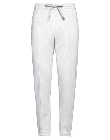 PESERICO Casual trouser Light grey 90% Cotton, 10% Polyamide