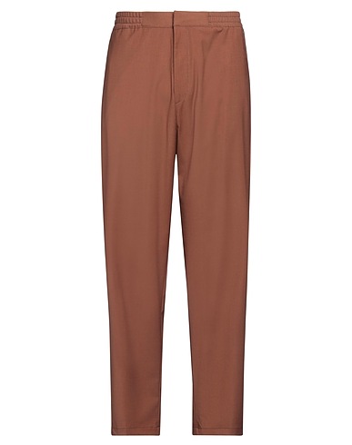 MARSĒM Casual trouser Brown 70% Polyester, 28% Viscose, 2% Elastane