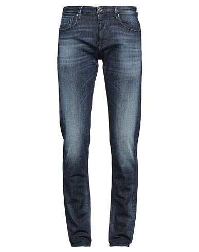 EMPORIO ARMANI Denim pants Blue 98% Cotton, 2% Elastane