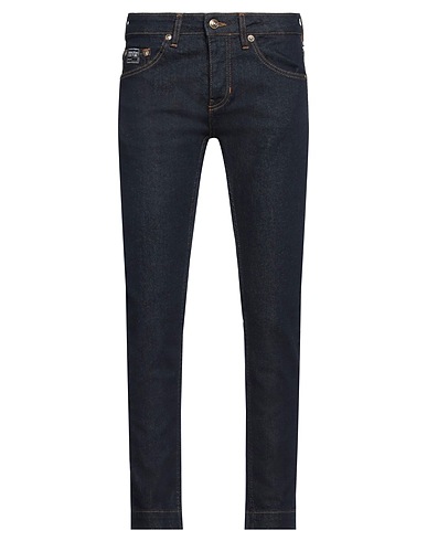 VERSACE JEANS COUTURE Denim pants Blue 98% Cotton, 2% Elastane