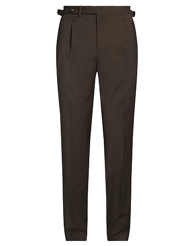 EMPORIO ARMANI Casual trouser Chocolate brown 100% Virgin Wool