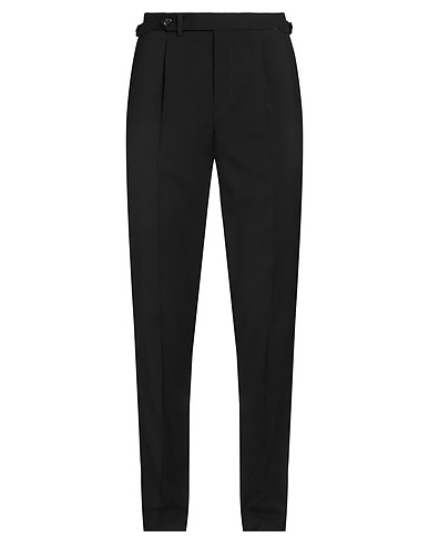 EMPORIO ARMANI Pantalone Nero 100% Lana Vergine