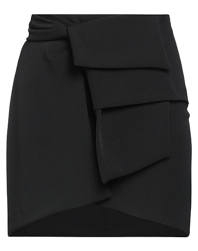 IRO Mini skirt Black 95% Polyester, 5% Polyurethane