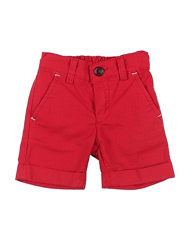 MANUELL & FRANK Shorts & Bermuda Red 98% Cotton, 2% Elastane