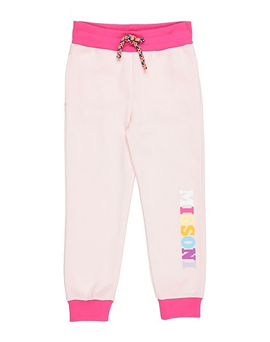 MISSONI KIDS Casual trouser Light pink 100% Cotton