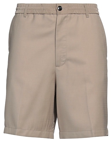 EMPORIO ARMANI Shorts & Bermuda Khaki 50% Virgin Wool, 50% Polyester, Polyamide
