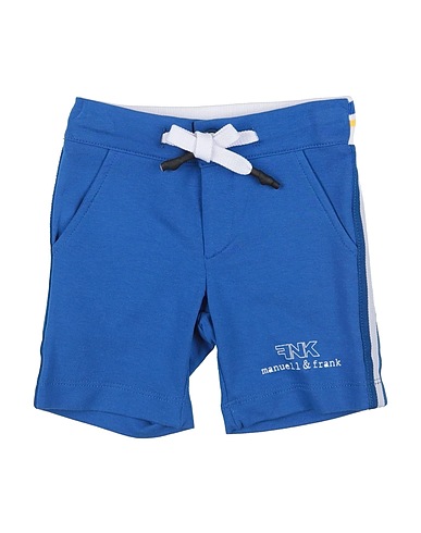 MANUELL & FRANK Shorts & Bermuda Blue 90% Cotton, 10% Elastane