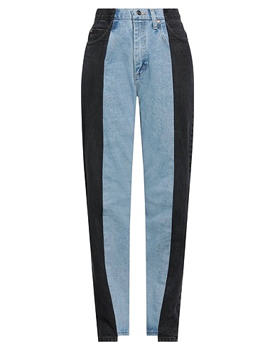 E.L.V. DENIM Denim trousers Blue 100% Cotton