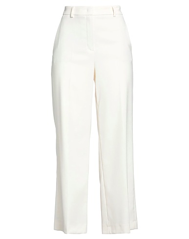 SEDUCTIVE Casual pants Cream 68% Polyester, 29% Viscose, 3% Elastane