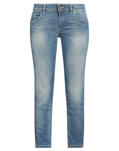 DONDUP Denim pants Blue 77% Cotton, 14% Recycled cotton, 6% Recycled polyester, 3% Elastane