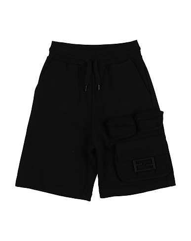 FENDI Shorts & Bermuda Black 100% Cotton