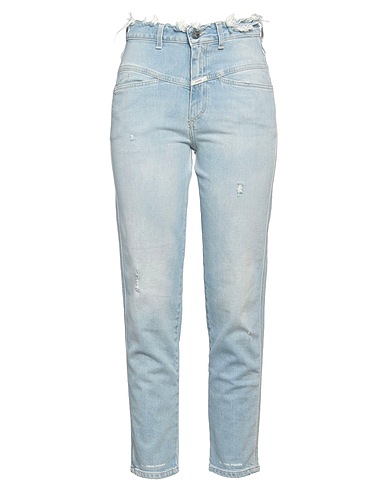 CLOSED Denim trousers Blue 98% Organic cotton, 2% Elastane