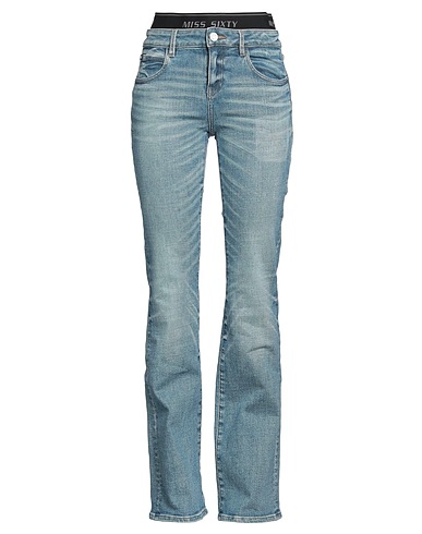 MISS SIXTY Boot Cut Blau 96% Baumwolle, 4% Elastan